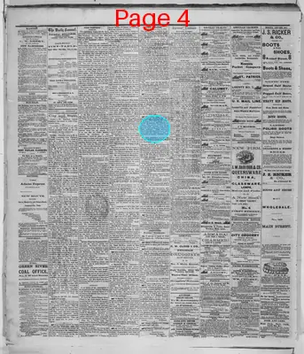 Page thumbnail for Evansville Daily Journal