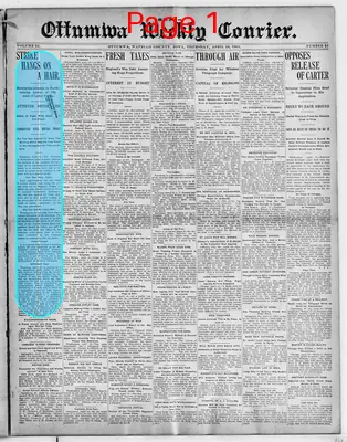 Page thumbnail for Ottumwa Semi Weekly Courier