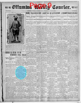 Page thumbnail for Ottumwa Semi Weekly Courier