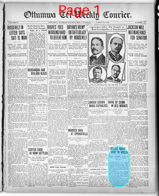 Page thumbnail for Ottumwa Tri Weekly Courier