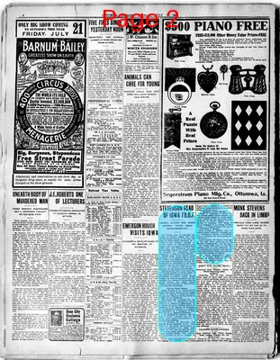 Page thumbnail for Ottumwa Tri Weekly Courier