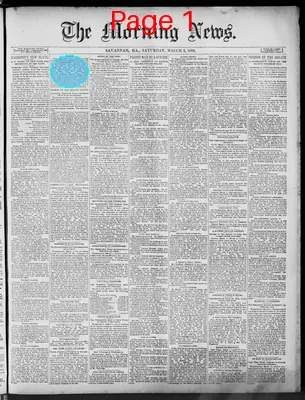 Page thumbnail for The Morning News