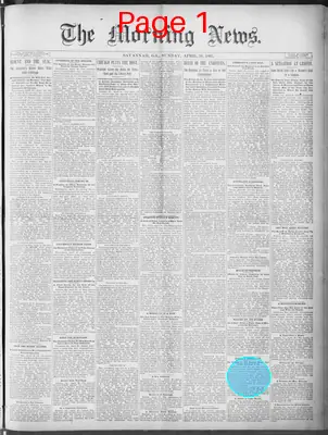 Page thumbnail for The Morning News