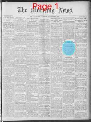 Page thumbnail for The Morning News