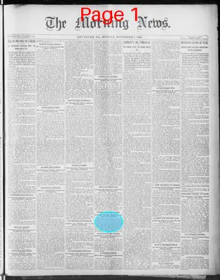 Page thumbnail for The Morning News