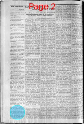 Page thumbnail for The Lamar Register