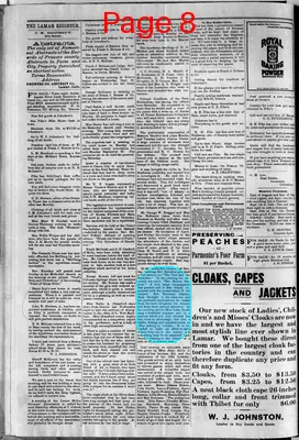 Page thumbnail for The Lamar Register