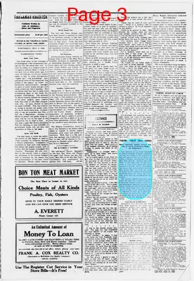 Page thumbnail for The Lamar Register