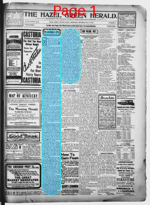 Page thumbnail for The Hazel Green Herald