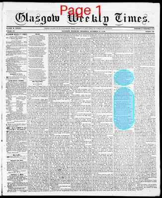 Page thumbnail for Glasgow Weekly Times