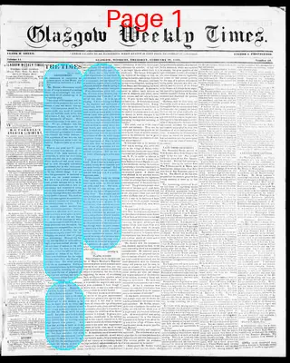 Page thumbnail for Glasgow Weekly Times