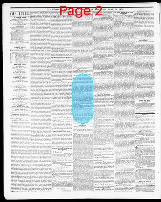 Page thumbnail for Glasgow Weekly Times