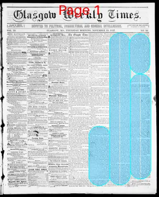 Page thumbnail for Glasgow Weekly Times