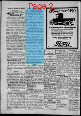 Page thumbnail for The Elk Mountain Pilot (Irwin,
