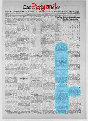 Page thumbnail for Carrizozo News