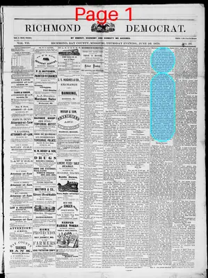 Page thumbnail for Richmond Democrat