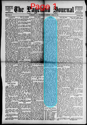 Page thumbnail for The Pageland Journal