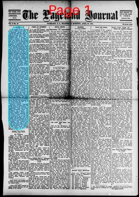 Page thumbnail for The Pageland Journal