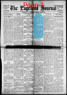 Page thumbnail for The Pageland Journal