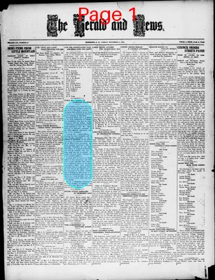 Page thumbnail for The Herald And News