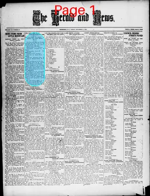 Page thumbnail for The Herald And News