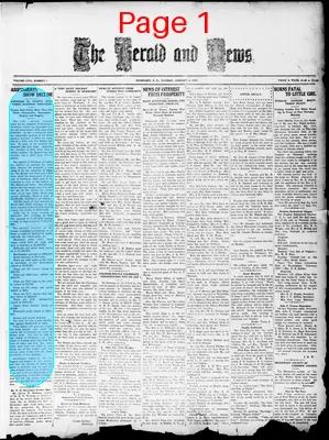 Page thumbnail for The Herald And News