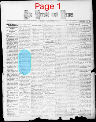 Page thumbnail for The Herald And News