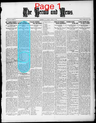 Page thumbnail for The Herald And News