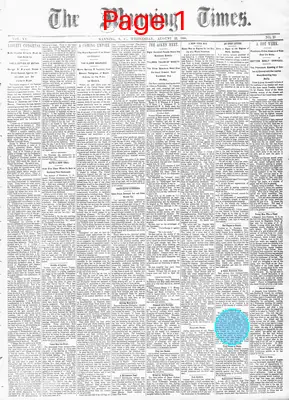 Page thumbnail for The Manning Times