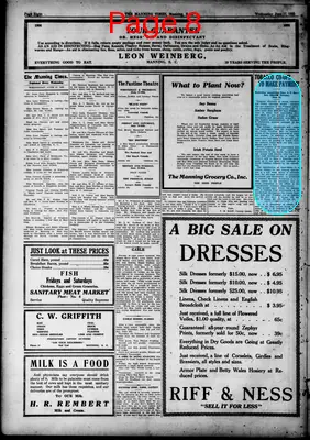 Page thumbnail for The Manning Times