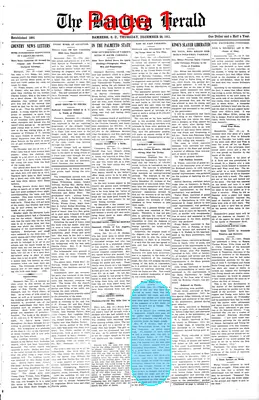 Page thumbnail for The Bamberg Herald
