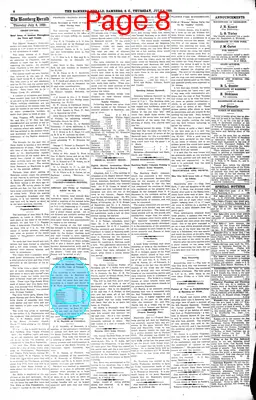Page thumbnail for The Bamberg Herald