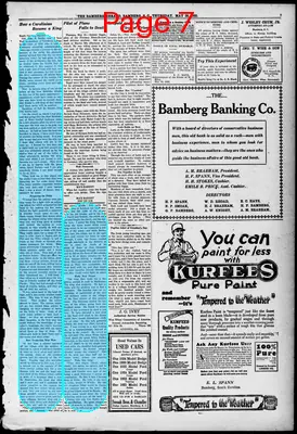 Page thumbnail for The Bamberg Herald