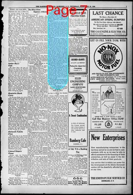 Page thumbnail for The Bamberg Herald