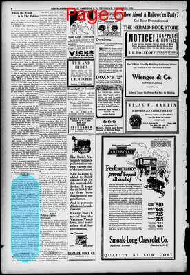 Page thumbnail for The Bamberg Herald
