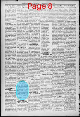 Page thumbnail for The Bamberg Herald