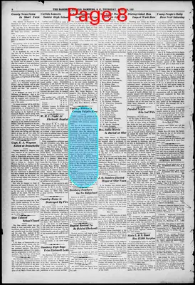 Page thumbnail for The Bamberg Herald