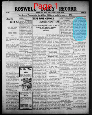 Page thumbnail for The Roswell Daily Record