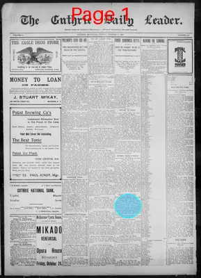 Page thumbnail for The Guthrie Daily Leader