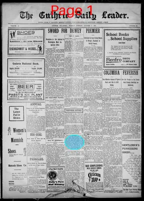Page thumbnail for The Guthrie Daily Leader