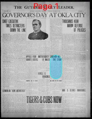 Page thumbnail for The Guthrie Daily Leader
