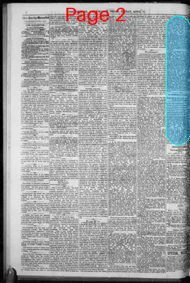 Page thumbnail for Fort Worth Daily Gazette