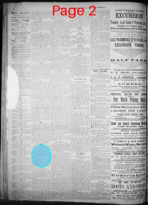 Page thumbnail for Fort Worth Daily Gazette
