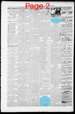 Page thumbnail for Fort Worth Daily Gazette