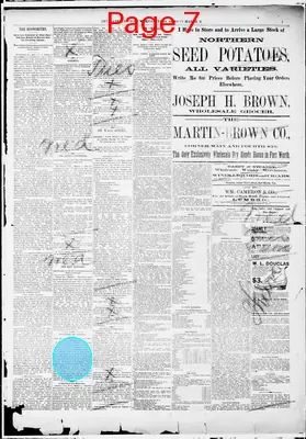 Page thumbnail for Fort Worth Daily Gazette