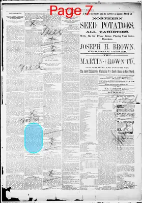 Page thumbnail for Fort Worth Daily Gazette