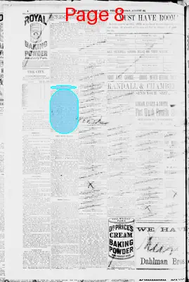 Page thumbnail for Fort Worth Daily Gazette