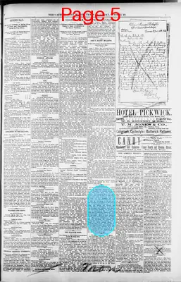 Page thumbnail for Fort Worth Daily Gazette