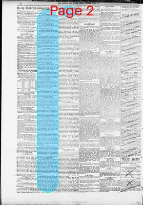 Page thumbnail for Fort Worth Daily Gazette