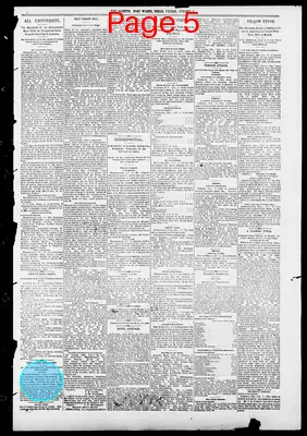 Page thumbnail for Fort Worth Daily Gazette